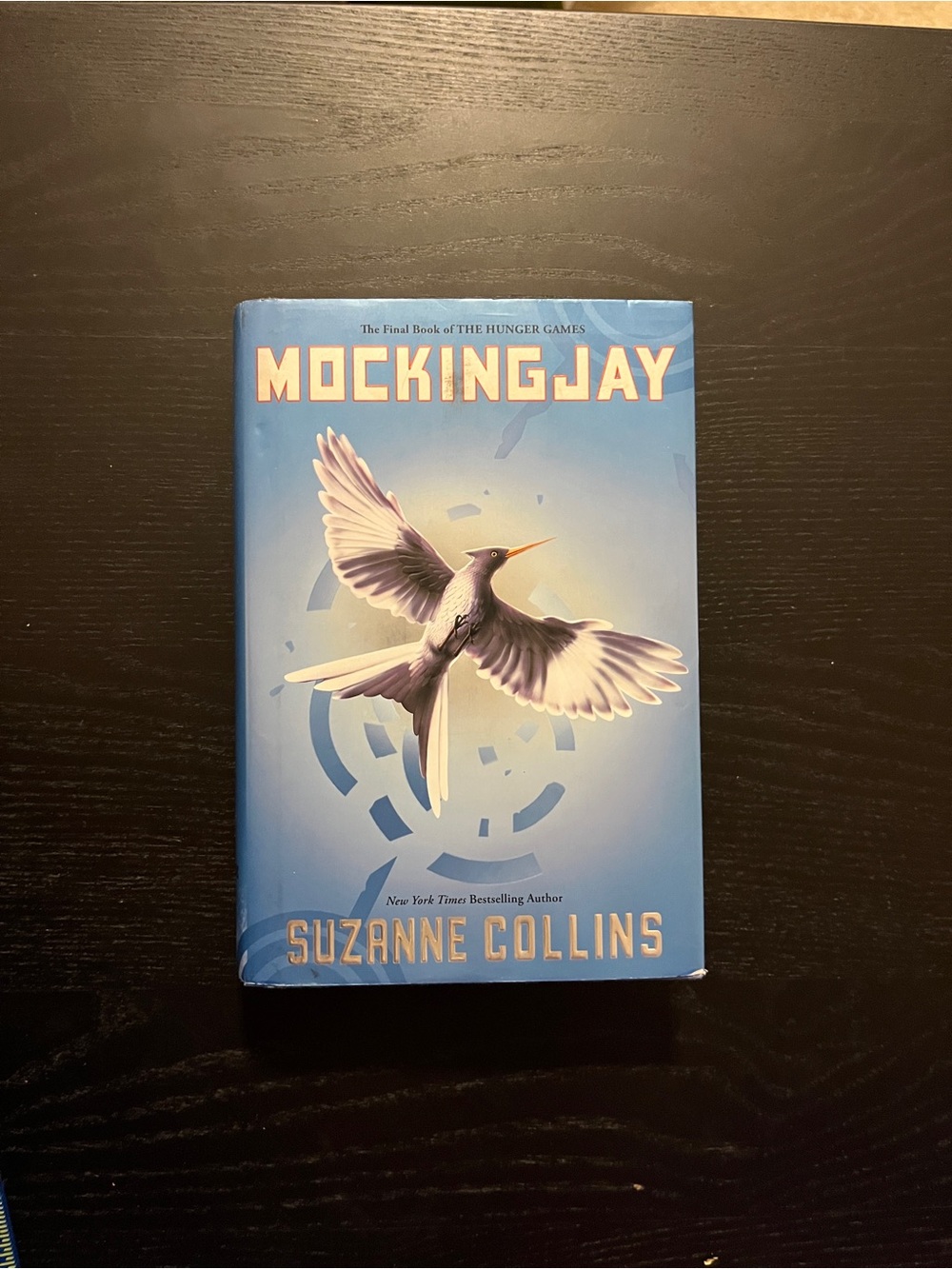 Scholastic Mockingjay Hardcover Book Hunger Games Trilogy Suzanne Collins Blue